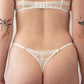 La Bohéme Créme Adjustable String Thong