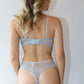Nordic grey lace bralette and cute underwear for women sustainable fashion
