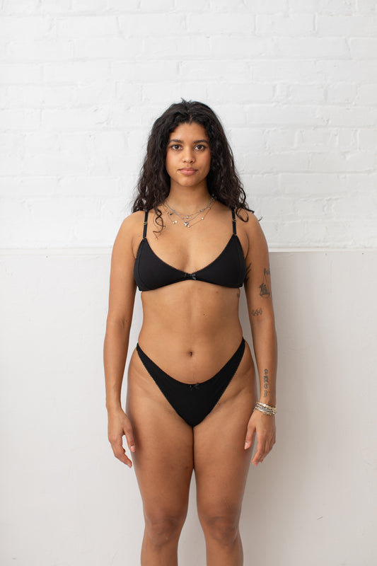 Organic Cotton Signature Triangle Bralette